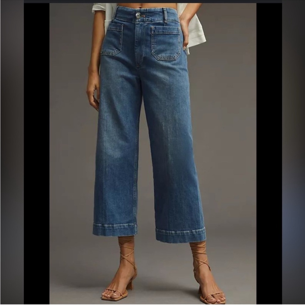 Pilcro Classic Indigo Flare Jeans